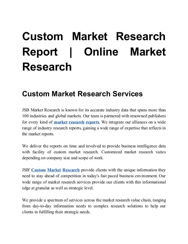 online market research reports